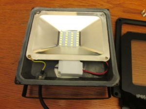 Naświetlacz w środku