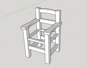 Plany krzesełka dla dziecka