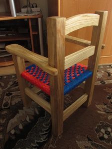 Krzesełko dla dziecka - tył